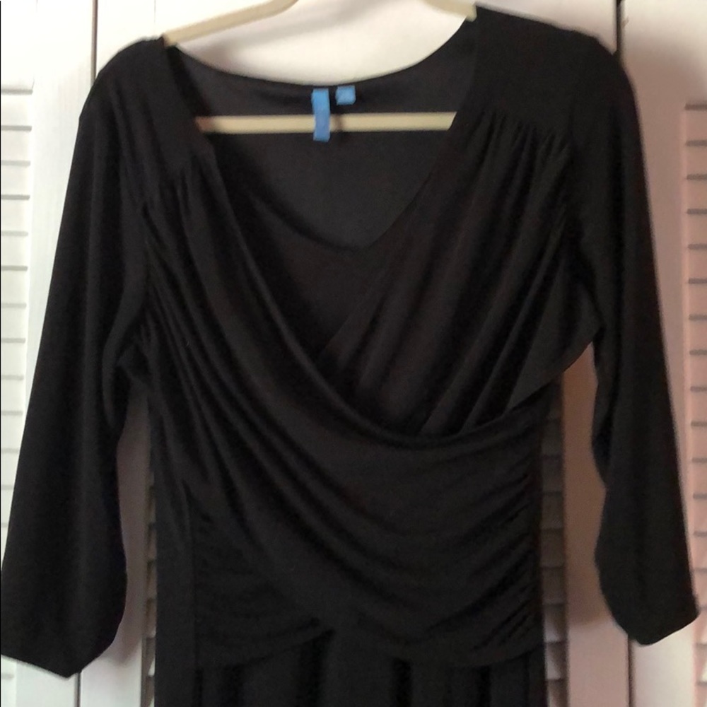 Tummy control faux wrap dress, size PXL